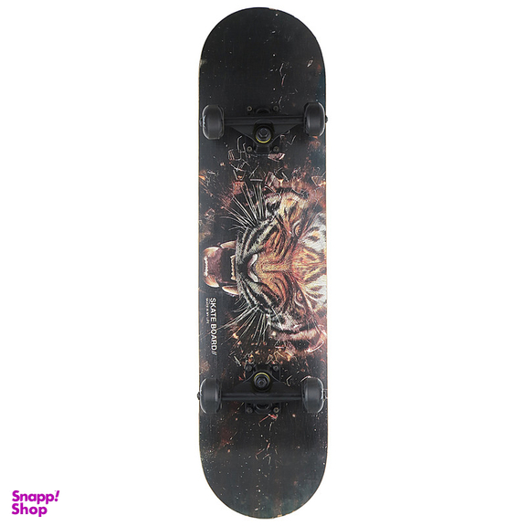 اسکیت بورد مدل چرخ کربنی A01 طرح تایگر