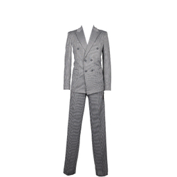 کت و شلوار مردانه مدل دیپلمات یقه بلیزر کد 1020 رنگ طوسی