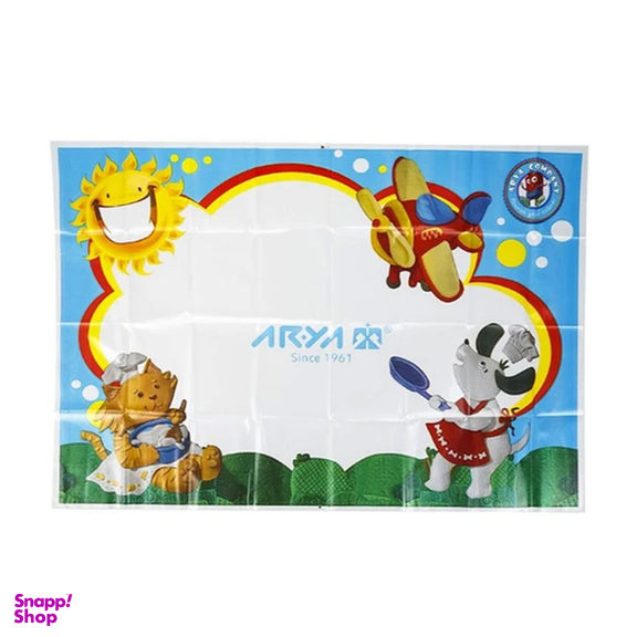 خمیر بازی 10 رنگ سطلی آریا به همراه دی وی دی کد 1068