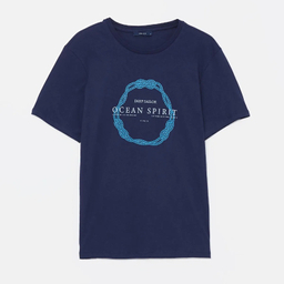 تیشرت مردانه ال سی وایکیکی مدل tork578 رنگ سرمه ای