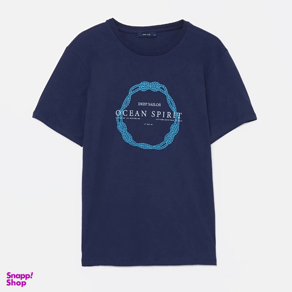 تیشرت مردانه ال سی وایکیکی مدل tork578 رنگ سرمه ای