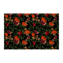 کاغذ کادو ترمه طراحان ایده مدل گل انار و انار یلدا کد CFP2100