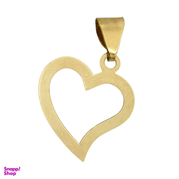 آویز گردنبند طلا 18 عیار زنانه الن نار مدل قلب کد 3852774