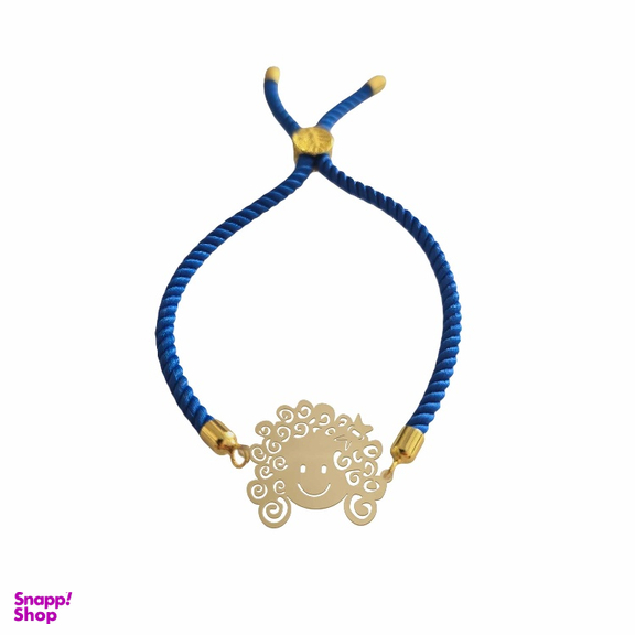 دستبند طلا 750 عیار زنانه شمیم کد D2-3 طرح دختر