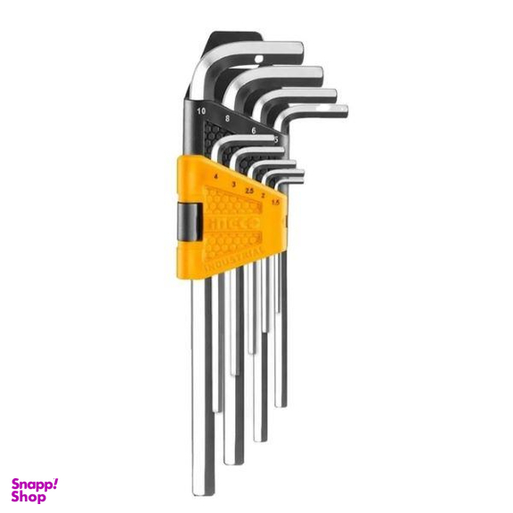 آچار آلن بلند اینکو کد HHK-11092 بسته 9 عددی