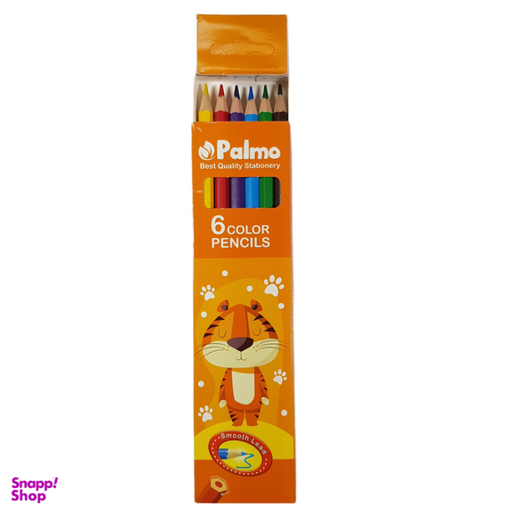 مداد رنگی 6 رنگ پالمو کد 35