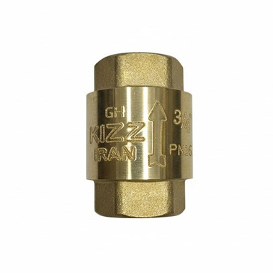 شیر یکطرفه فنری برنجی سایز 3/4 اینچ کد MT041