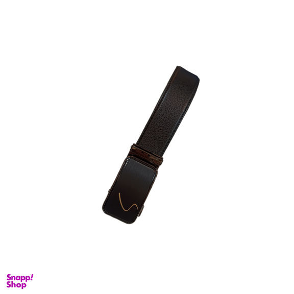 کمربند چرم مردانه مدل ریلی S130 رنگ مشکی