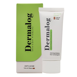 کرم ضد جوش درمالوگ مدل anti acne رنگ بژ طبیعی حجم 30 میلی لیتر