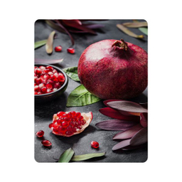 ماوس پد اطلس آبی طرح شب یلدا و نقاشی انار و گل مدل T7276