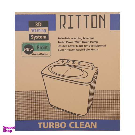 ماشین لباسشویی ریتون کد RWM-1402 T ظرفیت 15 کیلوگرم