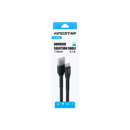 کابل تبدیل USB به microUSB کینگ استار مدل K103A طول 1.1 متر