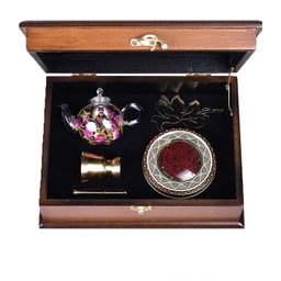 ست هدیه زعفران ستاره زعفرانیه مدل کاویان کد 09