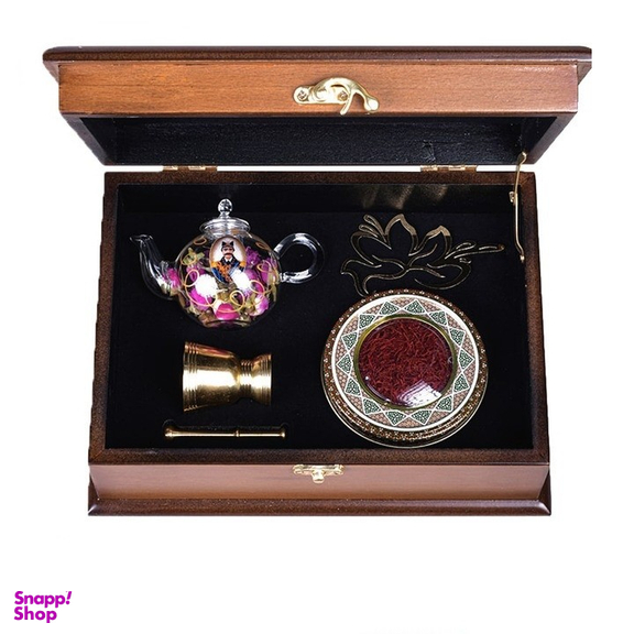 ست هدیه زعفران ستاره زعفرانیه مدل کاویان کد 09