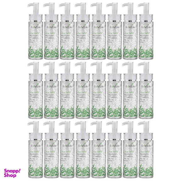 ژل شستشو صورت سودا مدل درخت چای حجم 180 میلی لیتر مجموعه 24 عددی