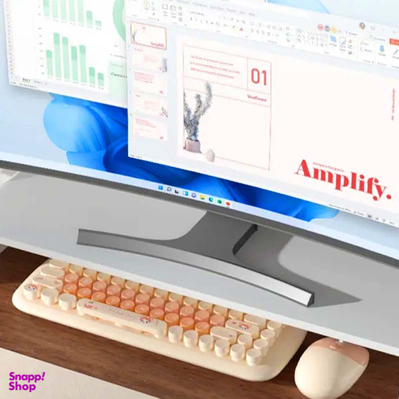 کیبورد و ماوس بی سیم مافی مدل candy fashion multicolor