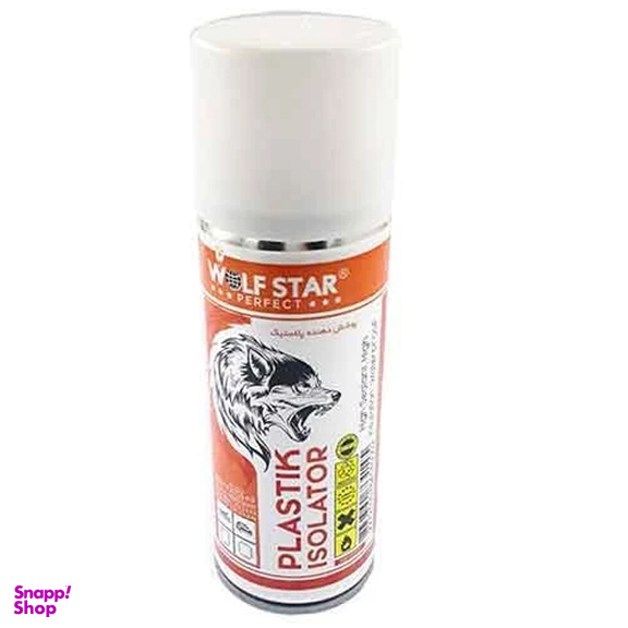 اسپری پوشش دهنده پلاستیک ولف استار مدل Isolator حجم 200 میلی لیتر