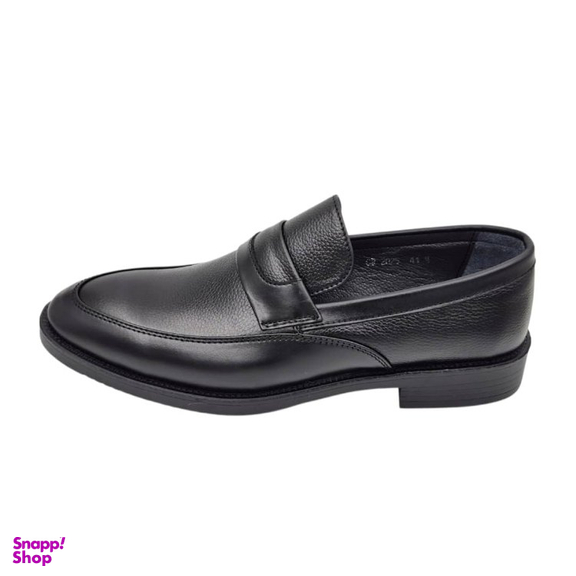 کفش رسمی مردانه چرم ریباری مدل CH90 رنگ مشکی