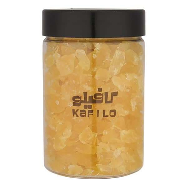 نبات نگین عسلی زعفرانی کافیلو وزن 350 گرم