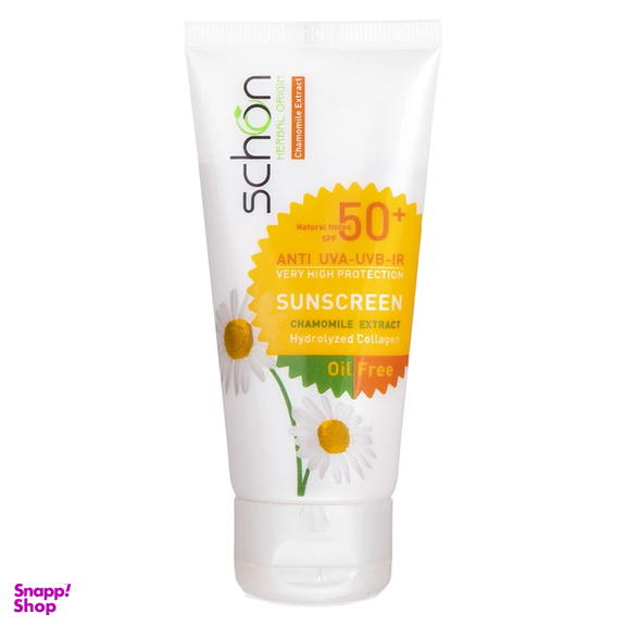 کرم ضد آفتاب شون با SPF50 مدل Chamomile Extract حجم 50 میلی‌ لیتر