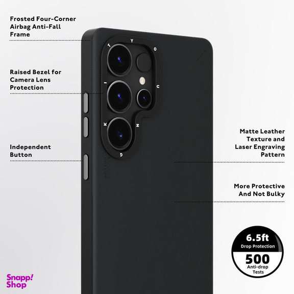 کاور یانگ کیت مدل Matte Leather Case مناسب برای گوشی موبایل سامسونگ Galaxy S25 Ultra