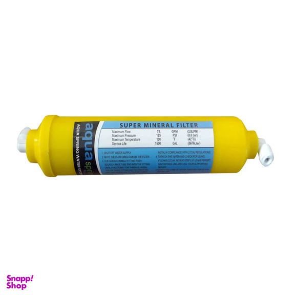 دستگاه تصفیه کننده آب آکوآ اسپرینگ مدل UF-SF4000 به همراه فیلتر دستگاه تصفیه کننده آب بسته 4 عددی