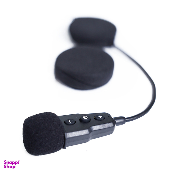 کلاه کاسکت بلوتوث دار ردلاین مدل +939 رنگ مشکی آبی