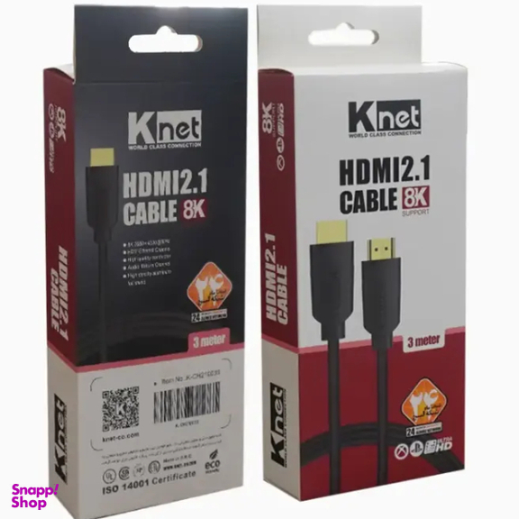 کابل 2.1 HDMI کی نت مدل K-C241 طول 3 متر