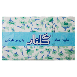 صابون حمام سبز با روغن نارگیل گلنار وزن 130 گرم بسته ۶ عددی
