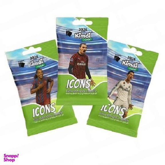 اسباب بازی شانسی کیمدی مدل فوتبال آیکنز 2026 icons بسته 3 عددی