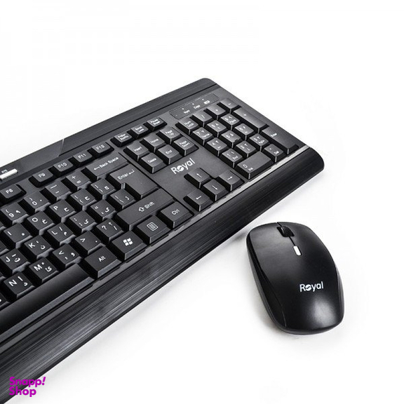 ماوس و کیبورد بی سیم رویال مدل KM-830