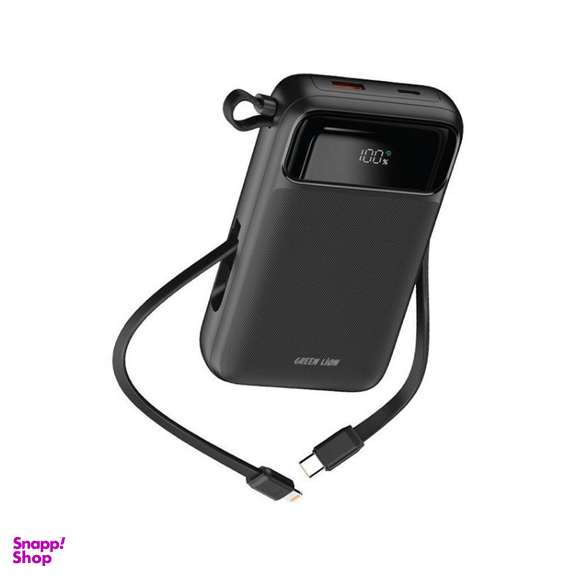 پاوربانک مغناطیسی گرین لاین مدل Luzern MagSafe ظرفیت 10000 میلی‌ آمپر ساعت