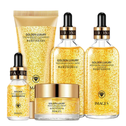 مجموعه مراقبت پوست ایمجز مدل Golden Luxury مجموعه 5 عددی