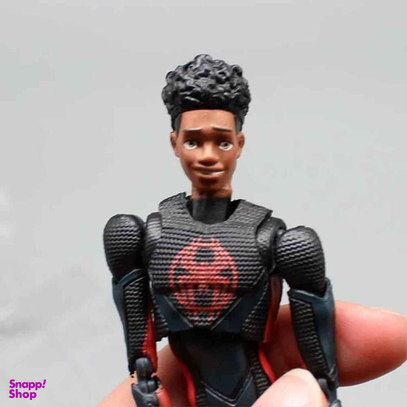 اکشن فیگور بندای مدل اسپایدرمن مایلز مورالس طرح Spiderman Miles Morales SHFiguarts