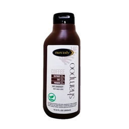 شامپو مکس لیدی فاقد سولفات، نمک و پارابن حاوی عصاره قهوه حجم 500 میلی‌ لیتر