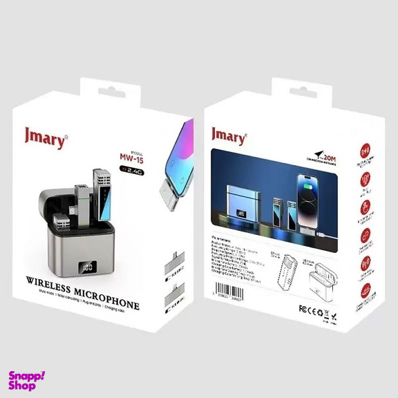 میکروفون بی سیم یقه ای جی ماری مدل iPhone MW-15