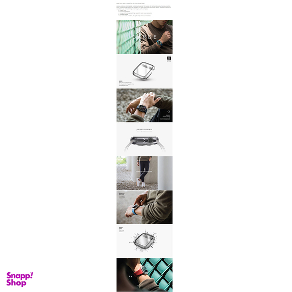 کاور یونیک مدل Clear مناسب اپل واچ سایز 40 میلی متر