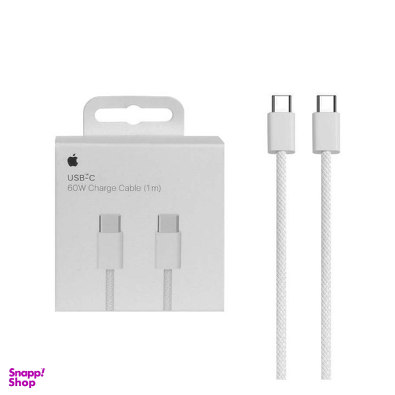 کابل دیتا 60 وات Type-C به Type-C مدل iPhone 15 طول 1 متر