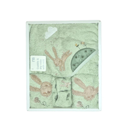 سرویس حوله مادرکر مدل خرگوش مجموعه ۴ عددی