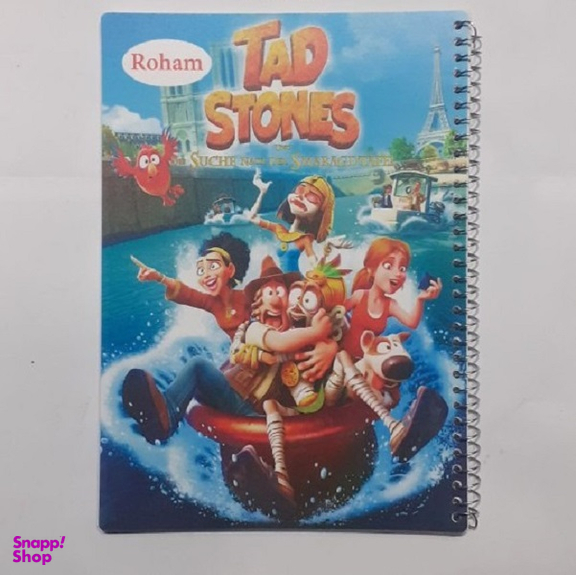 دفتر مشق 50 برگ سیمی رهام جلد pp طرح Tad Stones