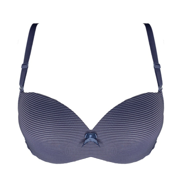 سوتین زنانه نیم جک فنر دار کد 77101 رنگ طوسی