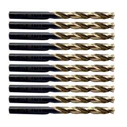 مته آهن آلاتا مدل YP-HSS-E-DIN338-07.5MM سایز 7.5 میلی متر مجموعه 10 عددی