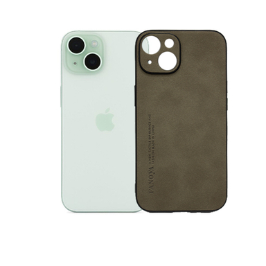 قاب گوشی موبایل چرمی لاکچری FANOYA اپل مدل iPhone 15