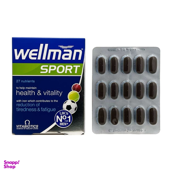 قرص ول من اسپورت ویتابیوتیکس بسته 30 عددی