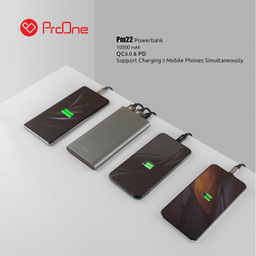 پاوربانک پرووان مدل PM22 ظرفیت 10000 میلی آمپر ساعت
