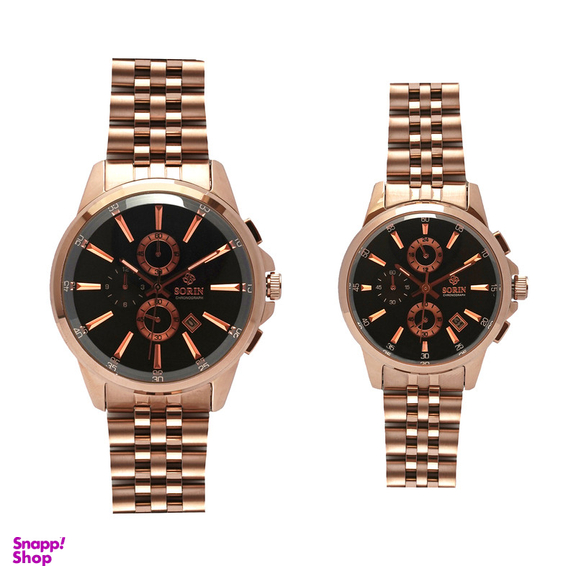 ست ساعت مچی عقربه ای زنانه و مردانه سورین مدل GL1194D-SR03B