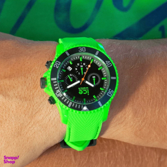 ساعت عقربه ای مردانه آیس کد 019839 رنگ سبز