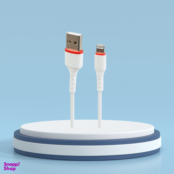کابل دیتا USB به Lightning هیسکا مدل LX-728R 2.4A طول 1 متر