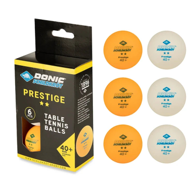 توپ پینگ پنگ دونیک شیلدکروت مدل 2 ستاره 40+ PRESTIGE بسته 6 عددی