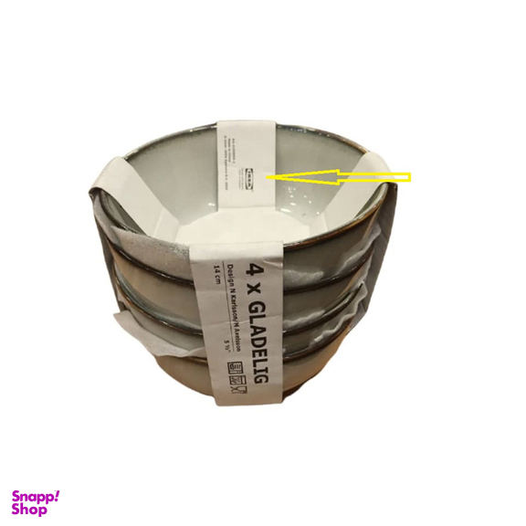 کاسه ایکیا مدل gladelig 90457165 بسته 4 عددی